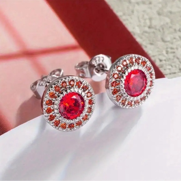 202 Vintage LOOK.  Studs in blue. (NIP) - Picture 3 of 4